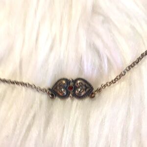 ANTIQUE RUBY STONE NECKLACE